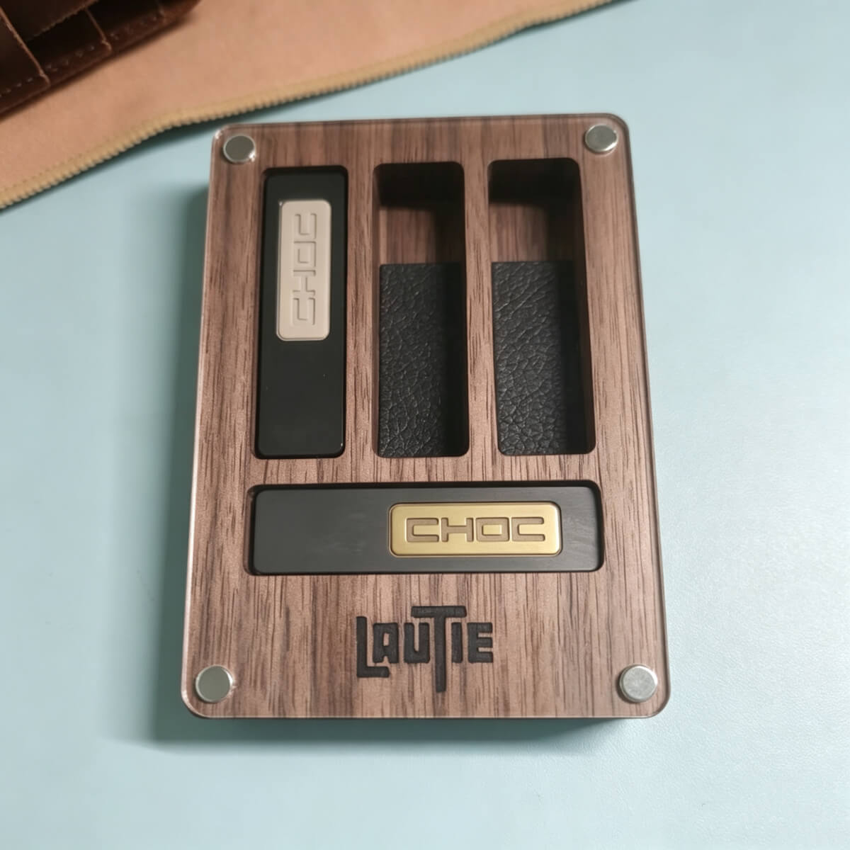 Wooden Display Tray for Lautie Choc Slider