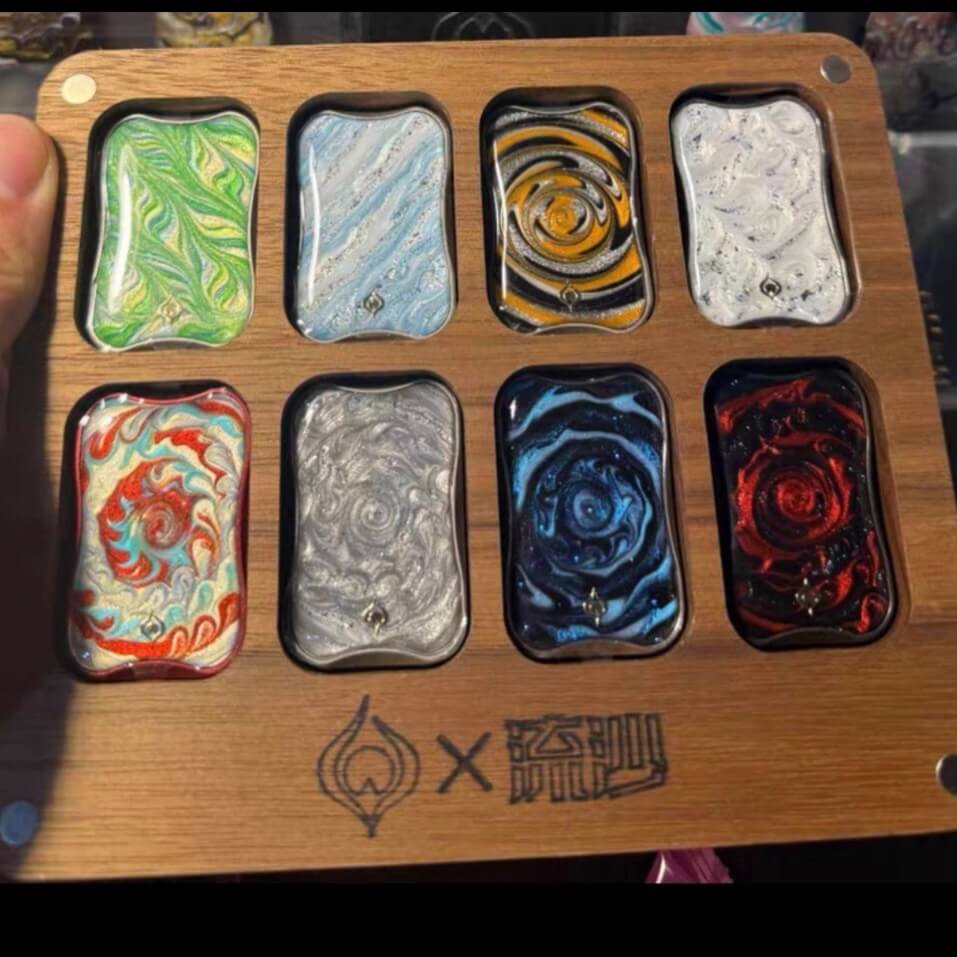 Wooden Display Tray for Aura Sand