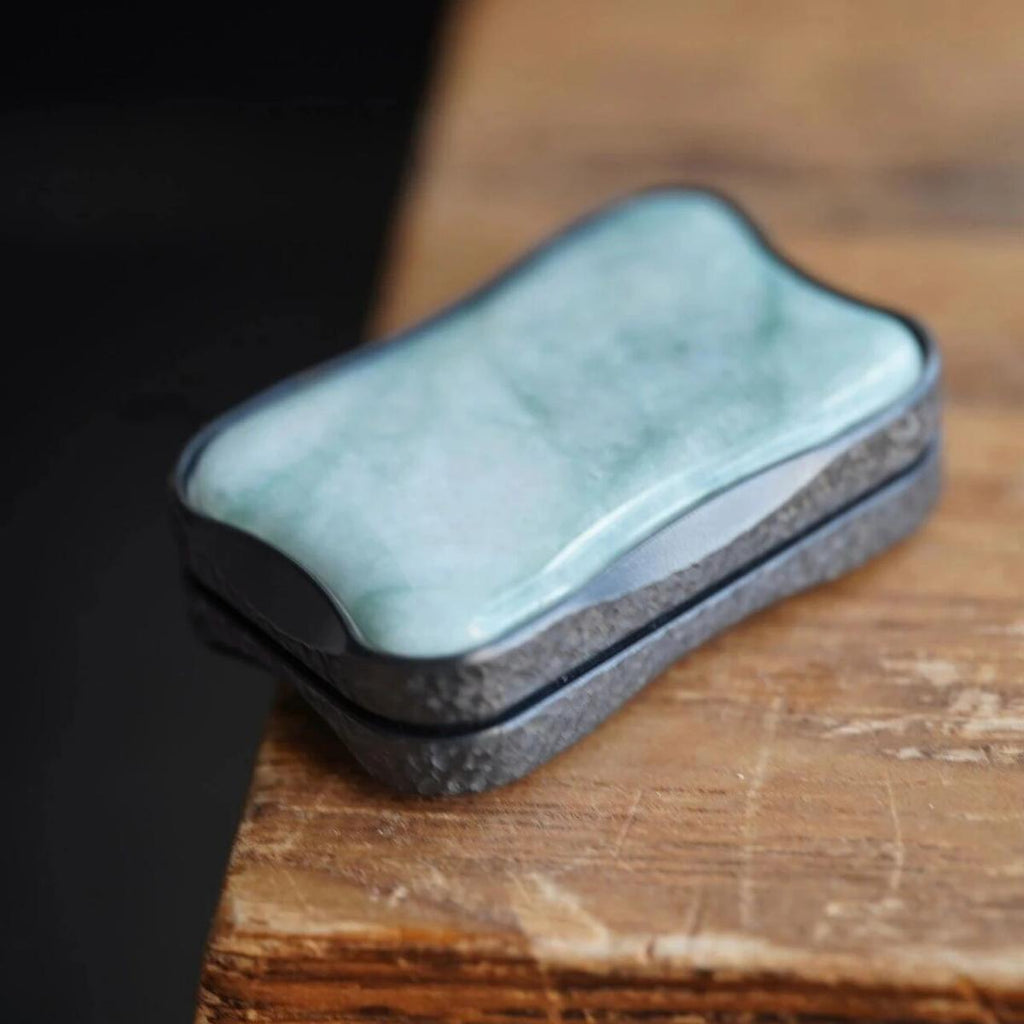 Peacock Aura Sand Jadeite  Plates（No Main Body)