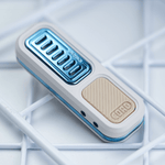 Aluminum & Polished Titanium Blue
