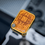 Stainless steel-gold-Blasted