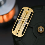 Brass - long slide 3 beads track (Teardrop version)