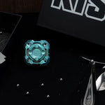Crystal Titanium/Stainless Steel-sky blue