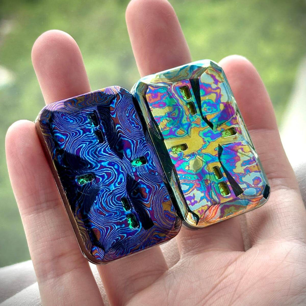YY EDC Heart Feather