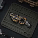 Titanium gold & black